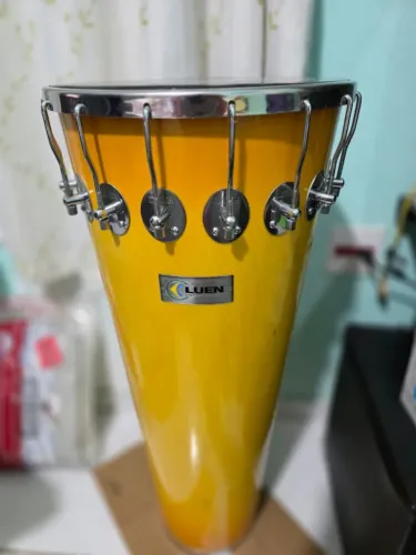 Timbal - Serie Tribo 90X14" (Spt Novo) 16 Afin Ferragem Cromada Master Tribal