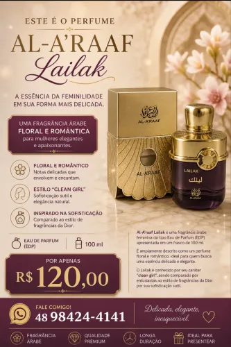 Perfume feminino arabe