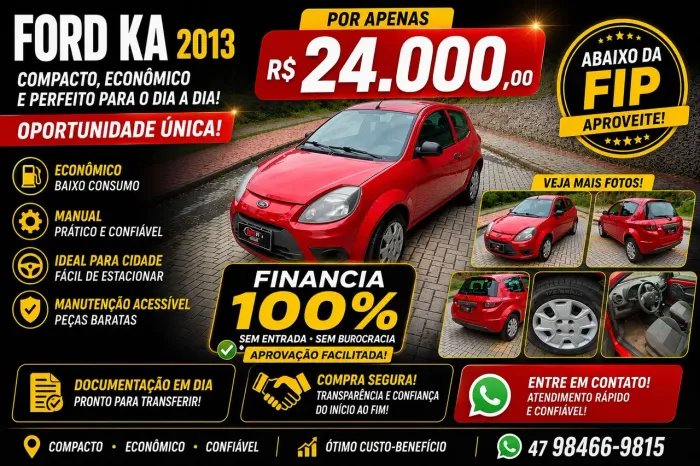Ford KA 1.0 8v/1.0 8V ST Flex 3P 2013
