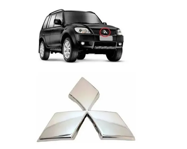 Emblema Grade Radiador Mitsubishi Pajero TR4 2009 a 2016
