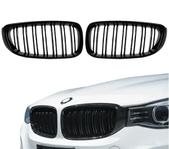 Par Grade Central Bmw 320i 328i GT Gran Turismo Black Piano Filete Duplo
