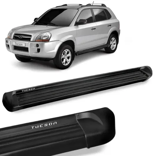 Estribo Hyundai Tucson /2016 - Alumínio Preto - T9020P