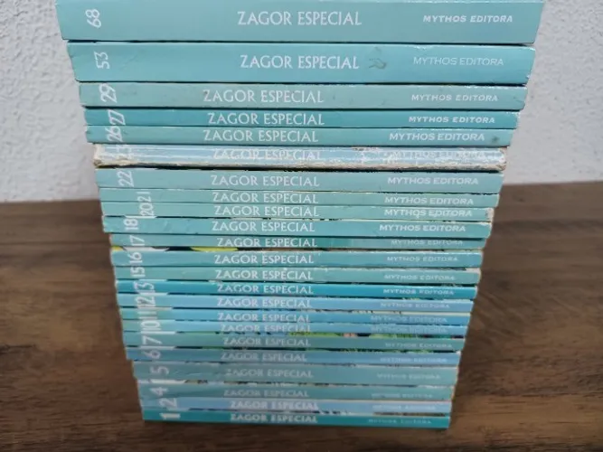 (item 280) Lote com 23 revistas Zagor Especial 