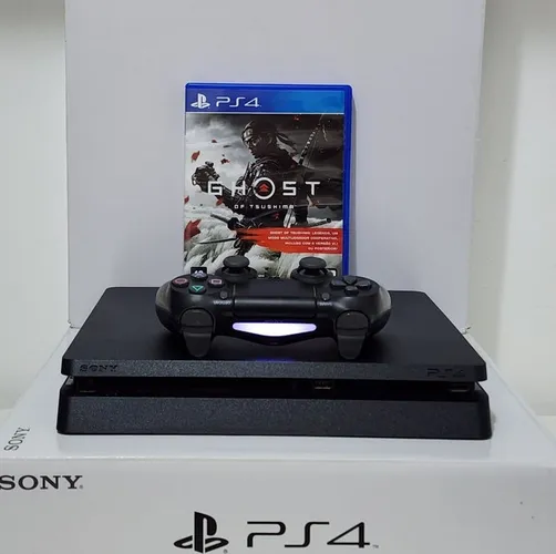 GHOST OF TSUSHIMA + PS4 Slim 500GB + Super Garantia