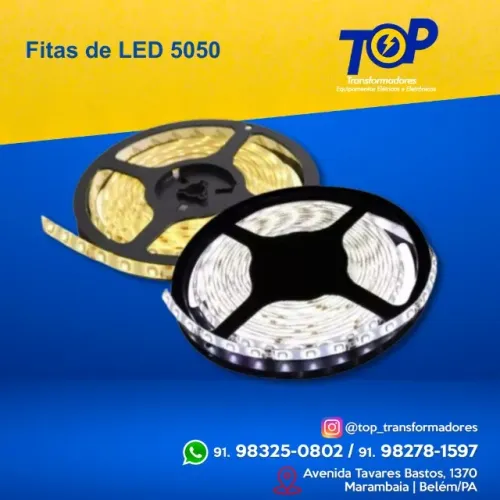 fita led branca (quente / frio) Ligação direta 127v