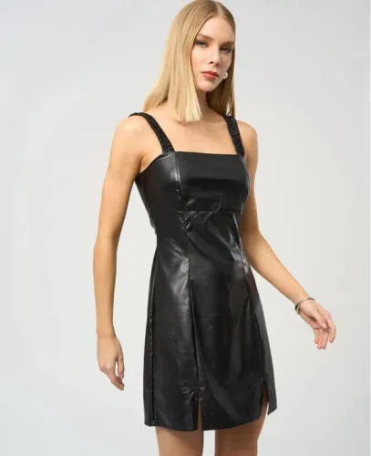 Vestido preto feminino M novo tecido ecológico