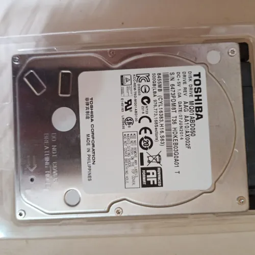 HD Toshiba 500GB 7200RPM SATA 3.0