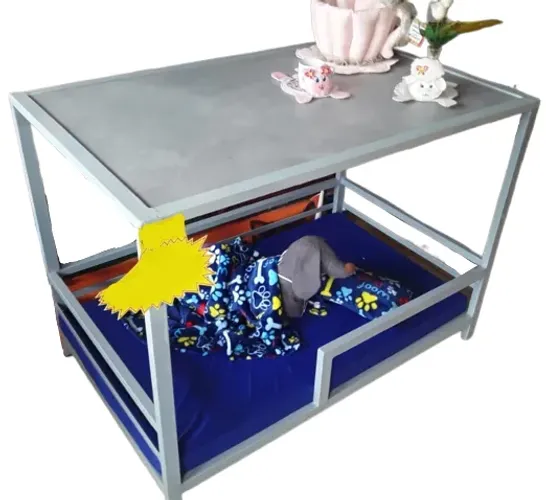 Mesa e cama Pet, conforto pertilho de você