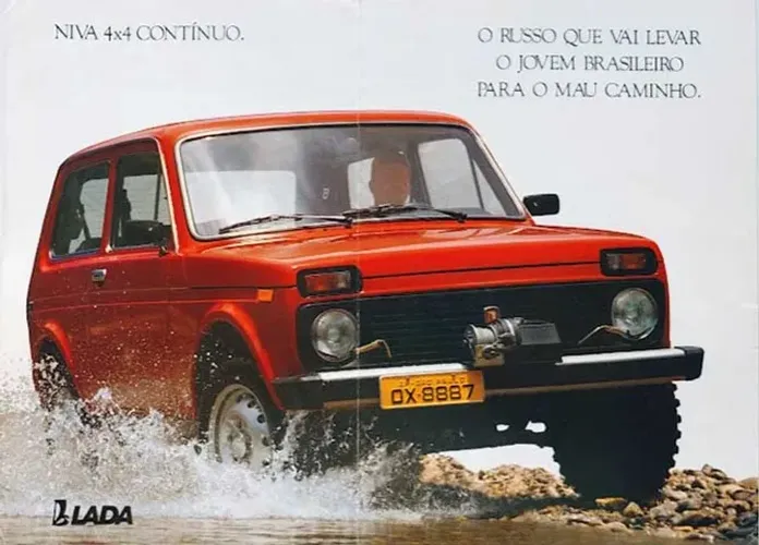 Catálogo, folder Lada Niva