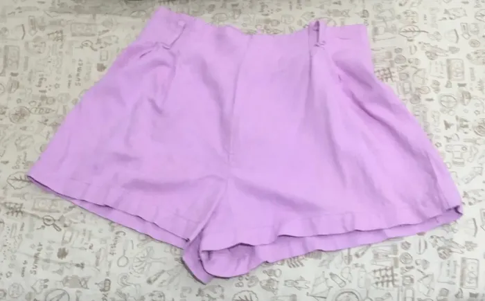Short de Viscolinho Lilás - Renner