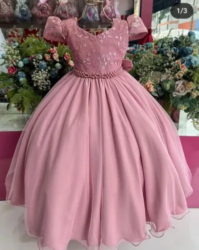 VESTIDO FESTA INFANTIL ROSE
