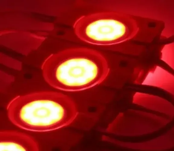 Led cob super brilhante Vermelho 2 Unidades 12v à prova d'água carro loja COD-CP763 