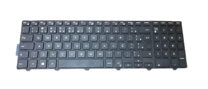 Teclado Para Notebook Dell Part Number Nsk-lr0bc 1b Abnt2 Uma Tecla Não Funciona