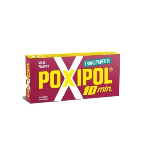 Solda Plástica Poxipol Transparente 10min Pastoso 14ml 16g