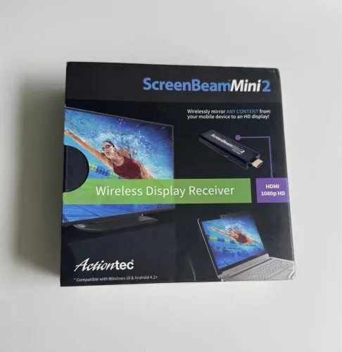 Adaptador de Espelhamento de Tela Sem Fio Receptor Wireless para TV ScreenBeam Mini 2