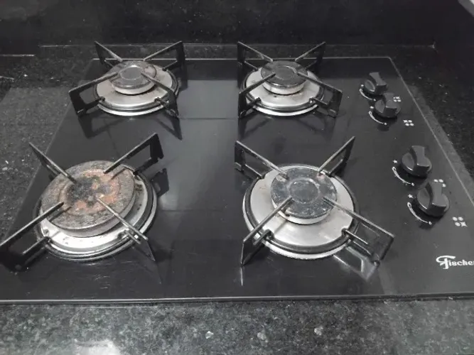 Fogão cooktop 4 bocas a gás