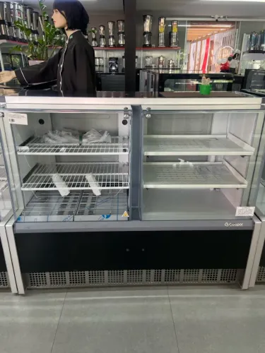 GQRA-140R PR VITRINE REFRIGERADA QUENTE/FRIO 2 PLACAS FRIA AURORA - GELOPAR