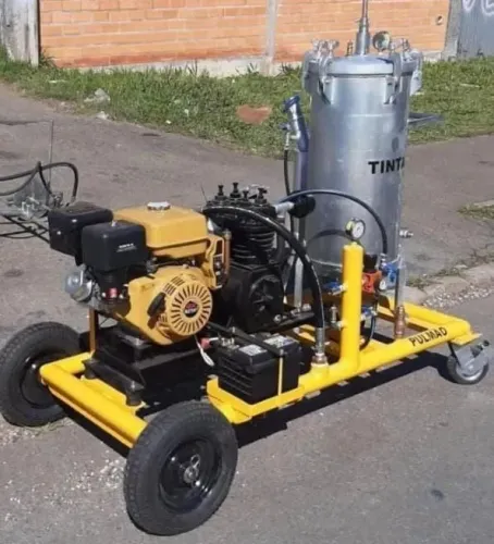 Máquina de sinalização viária de 20 até 40 pes