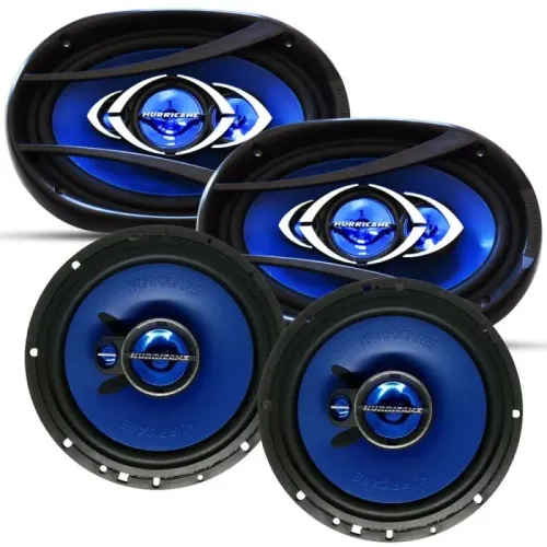 KIT DE ALTO-FALANTES HURRICANE KIT PRÁTICO