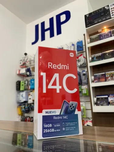 Celular Xiaomi Redmi 14C 256GB/8RAM Preto - Novo - Até 12x Sem Juros - Loja Curitiba