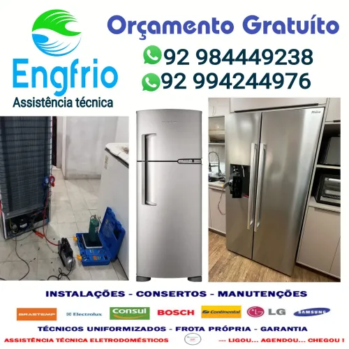 Assistência técnica especializada em refrigeração, Orçamento grátis.