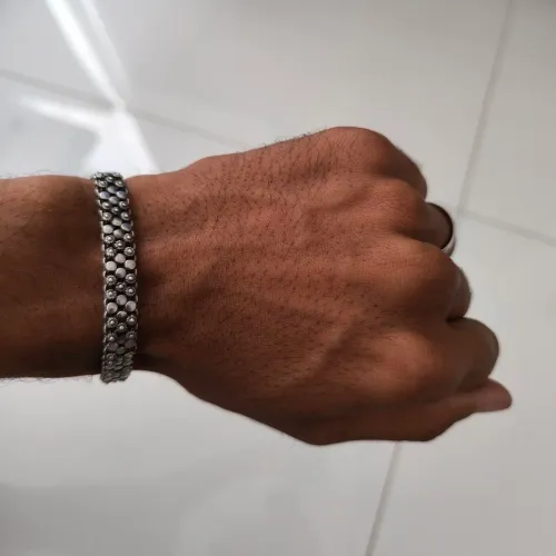 Pulseira de prata indiana, peça única, fazemos envios