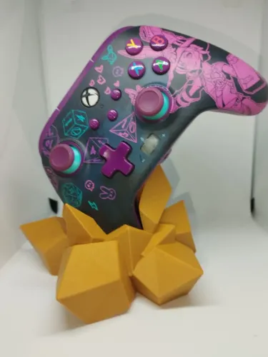suporte de controle estilo cristal, cor personalizavel