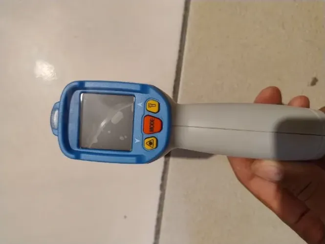 Hi tech laser medidor de temperatura 
