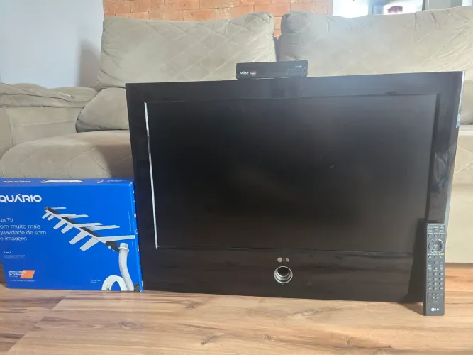 Televisão com Antena Digital e Conversor