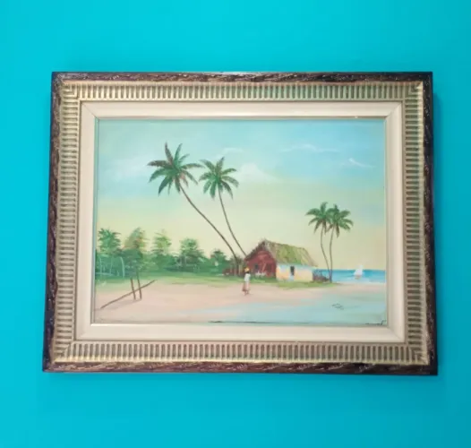 O.s.t Com.moldura Sueli Faria 96 "A Casa e a Praia "