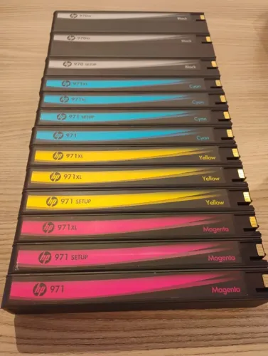13 CARTUCHOS HP ORIGINAIS VAZIOS (PARA RECARGA)  HP 970, 970XL, 971 e 971XL, Brasília/DF