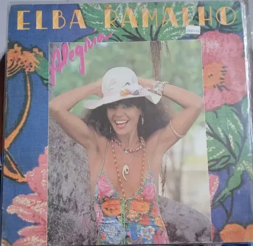Disco Vinil LP. Elba Ramalho Alegria