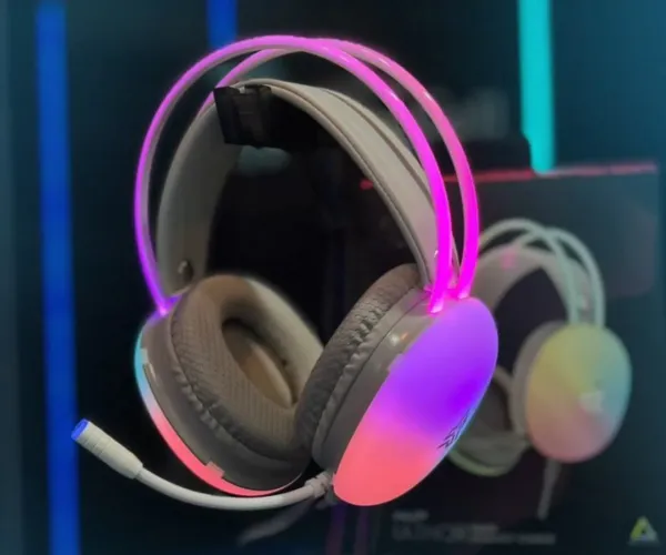 Headset Gamer com LED RGB 