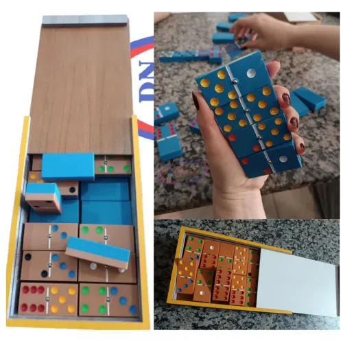 Dominó Em PVC Grosso Profissional Artesanal Espessura e Cores Variadas