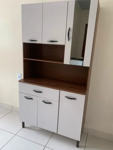 Armário de Cozinha Completo - 2 Portas e 3 Gavetas