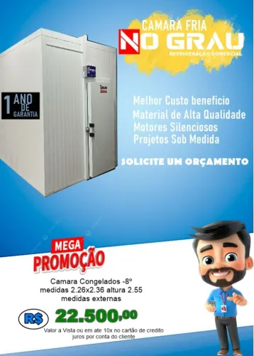 camara fria sob medida peça ja seu orçamento