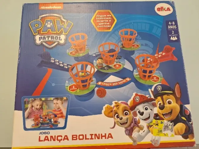 Jogo lança bolinha da patrulha canina
