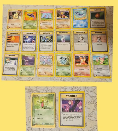 CARDS POKEMON - PORTUGUÊS E INGLÊS 