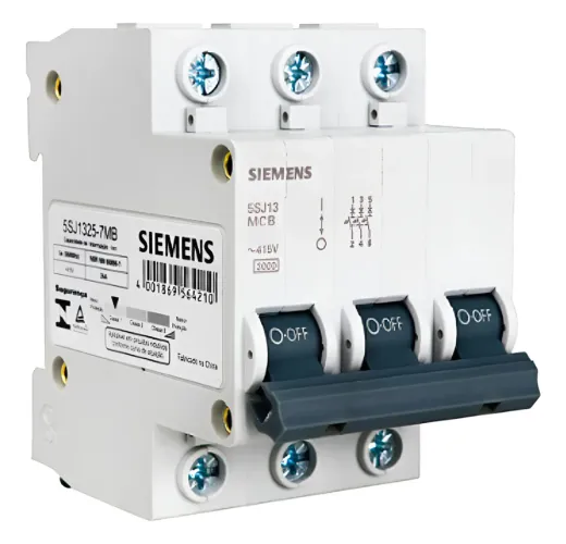 Disjuntor tripolar Siemens 20 e 25 amperes