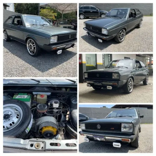 Gol 1982 Boxe1600 Placa Preta Relíquia