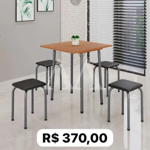 Conjunto mesa e banquetas NOVo da loja