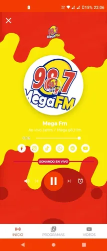Aplicativo para Web Rádio e tv
