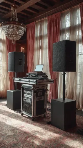 Som profissional para eventos e casamentos