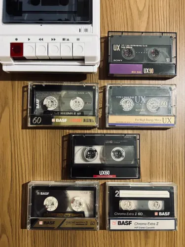 Lote 6 Kit Fitas Cassette K7 Chrome / Cromo Type Ii Variadas