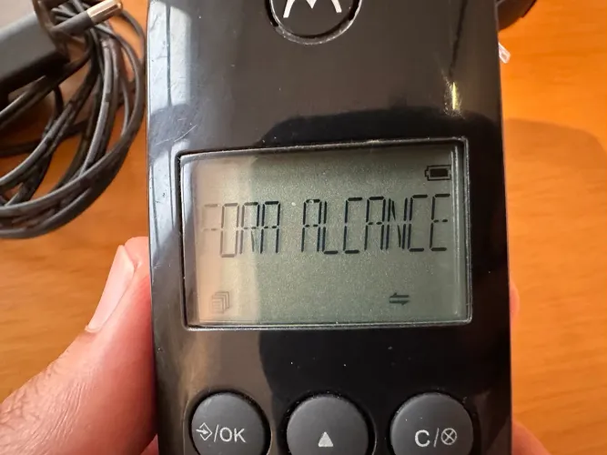 Telefone sem fio Motorola Moto750 - Preto