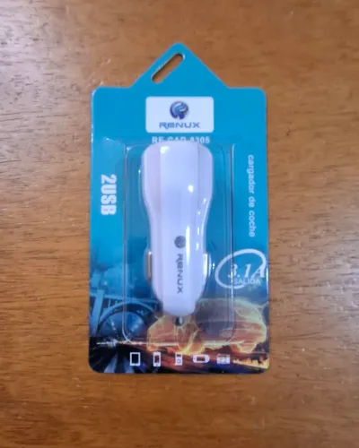 Tomada Carregador Usb Veicular 2.1amperes Duplo 12-24 Volts