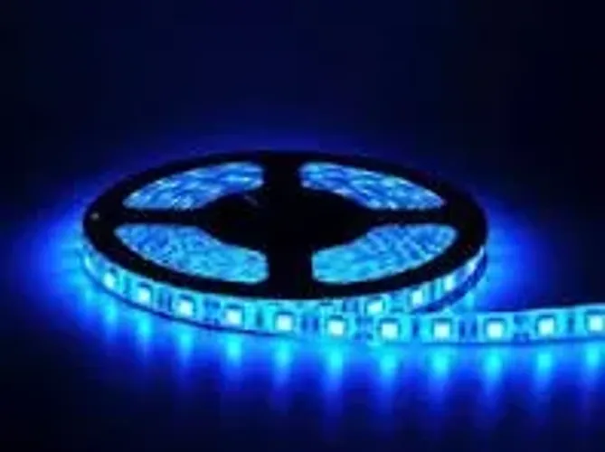 Fita Led Azul 5M 12V, Nao e a Prova de Agua - Unidade
