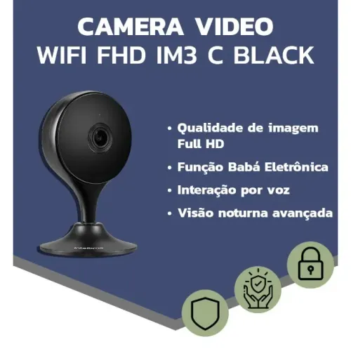 Câmera de Segurança Intelbras IM3 Black