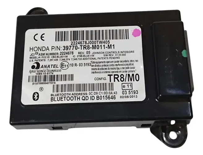 Módulo Bluetooth Civic 2012 - 2016 / 39770tr8m011m1