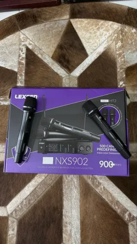 Microfone LEXSEN duplo  sem fio 